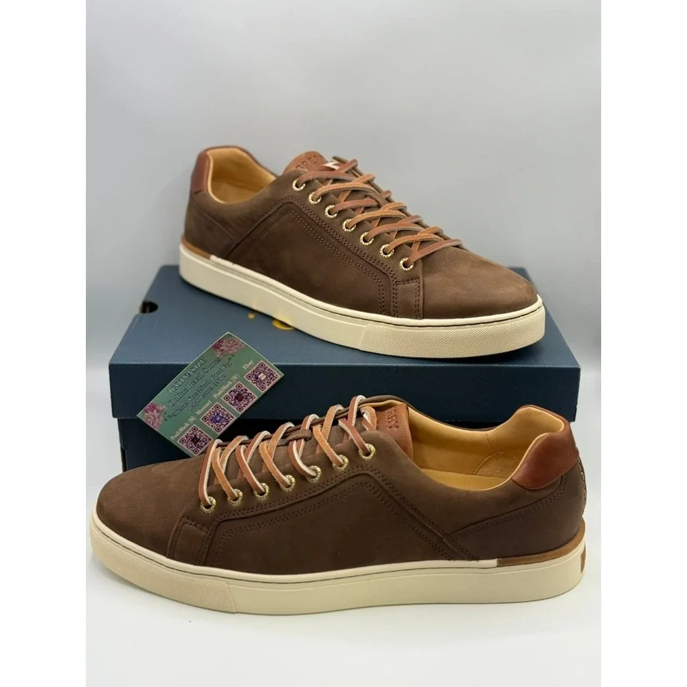 Sperry‎ Gold Cup Richfield LTT Brown Nubuck Leather Sneakers Mens Size 10.5
